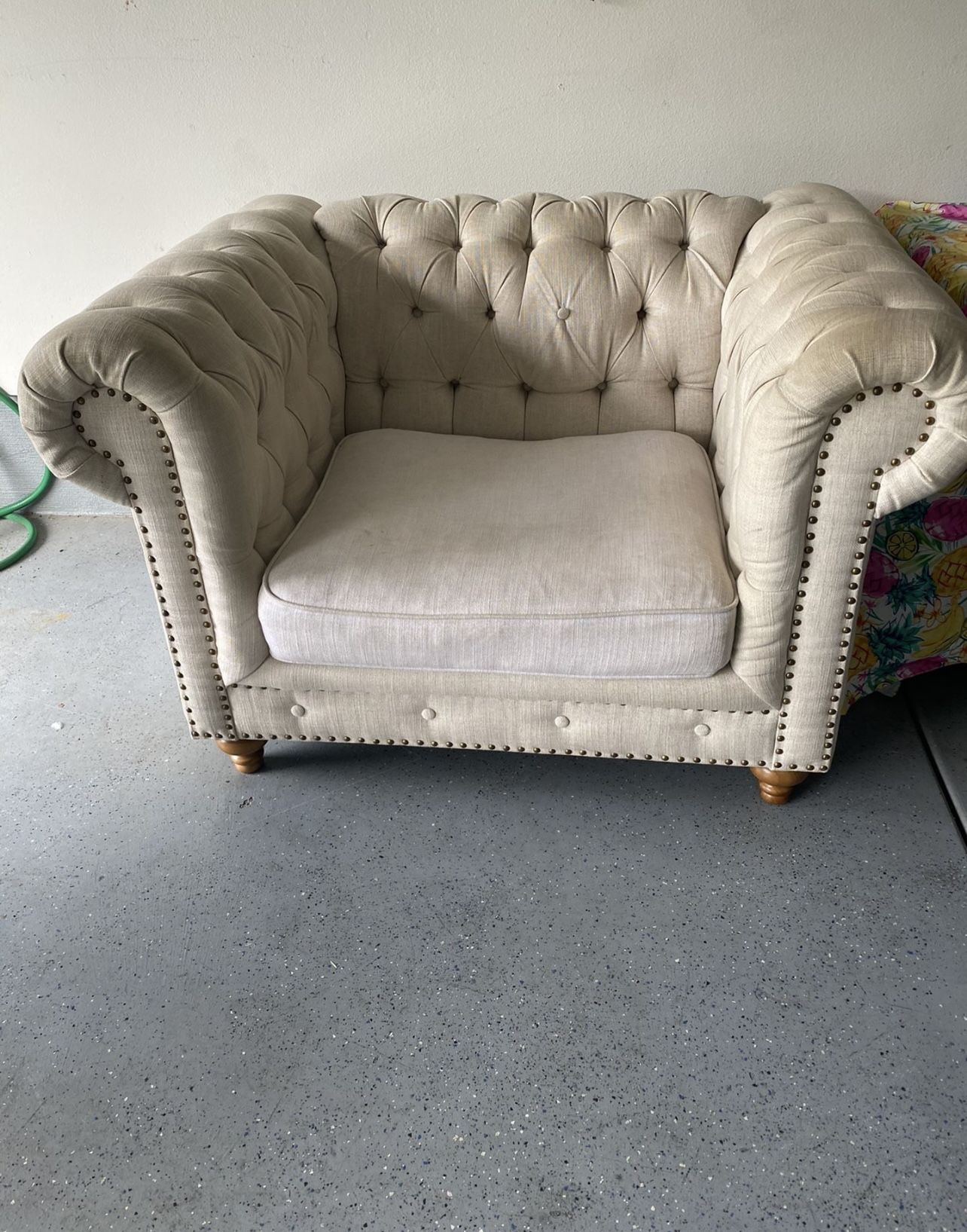 Beige Accent chair