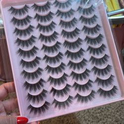 20 Piece Eyelashes 