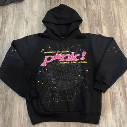 Black P*NK Sp5der hoodie