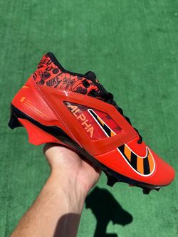 NIKE ALPHA MENACE 4 PRO NRG “RED / BLACK” FOOTBALL CLEATS (Size 10.5 and 12, Men’s Available)