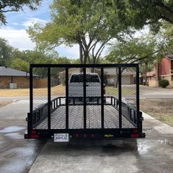 Utility Trailer Flatbed Big Tex New 2023 Clean Title 16x83 Ft Atv Cuatrimoto Polaris Sportsman //Kawasaki Mule// RZR Highlifter XMR X3 Xp4//Honda Ran