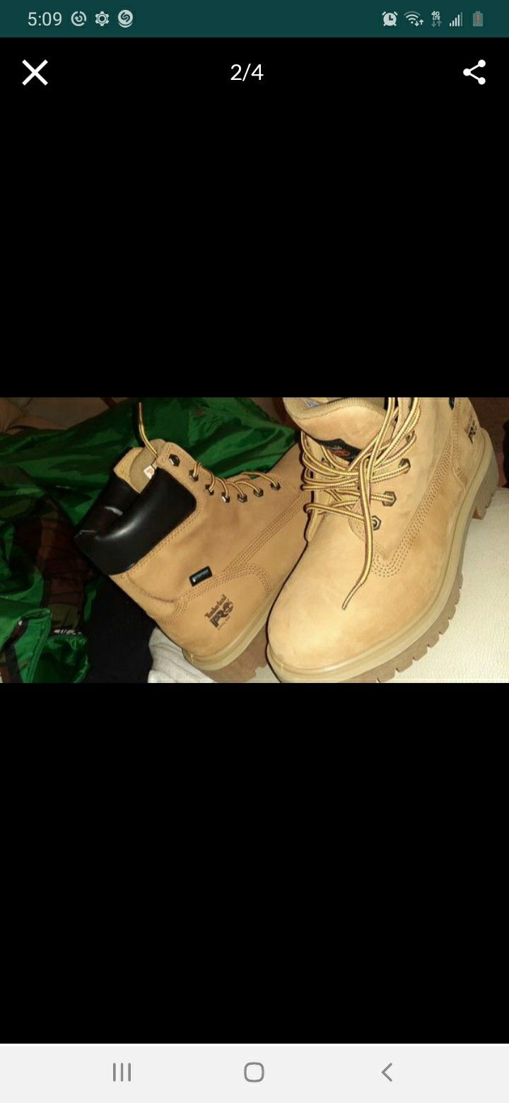 Timberland with steel 9 1/2 for 60