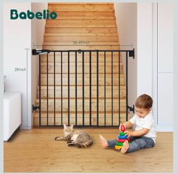 Brand New Babelio Baby Gate 26–43 Black