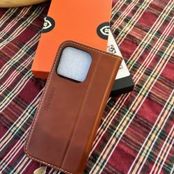 Shieldon Leather iPhone 16 pro Case