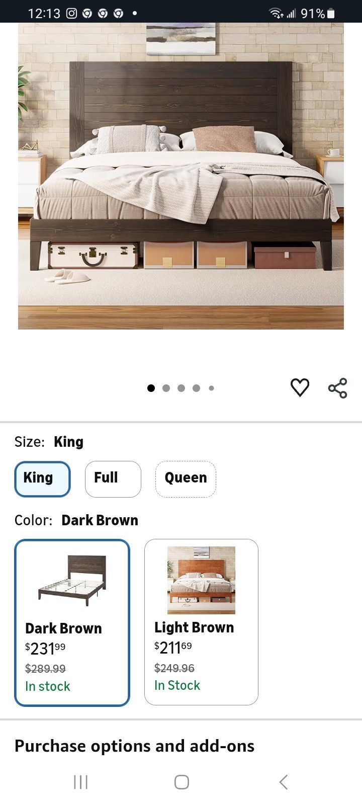 King Size Bed Frame