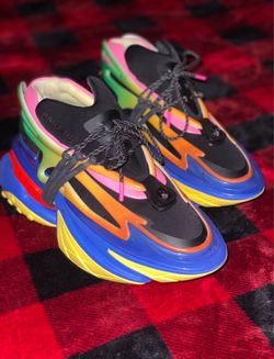 Balmain Unicorn Multicolor Chunky Sneakers