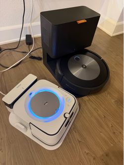 Bundle: iRobot Roomba j7+ with Clean Base + Braava jet m6 Robot Mop