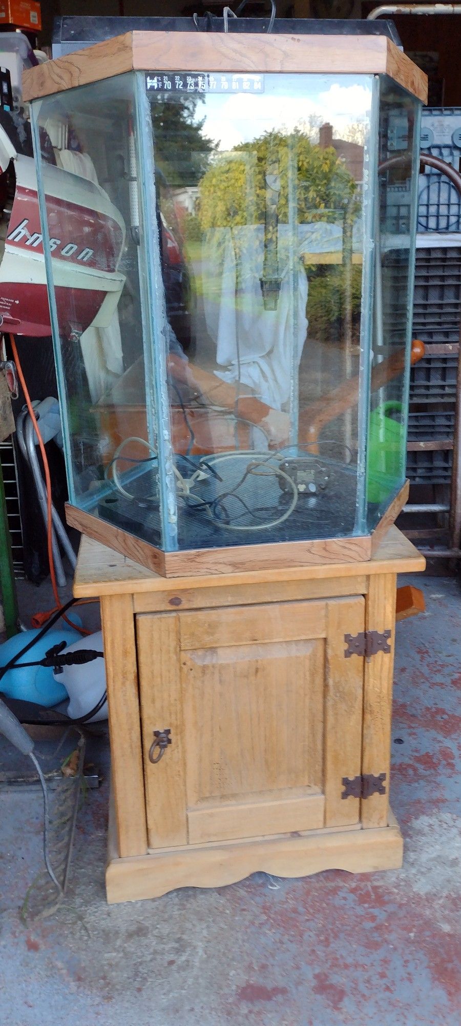 35 Gallon Hexagon Aquarium