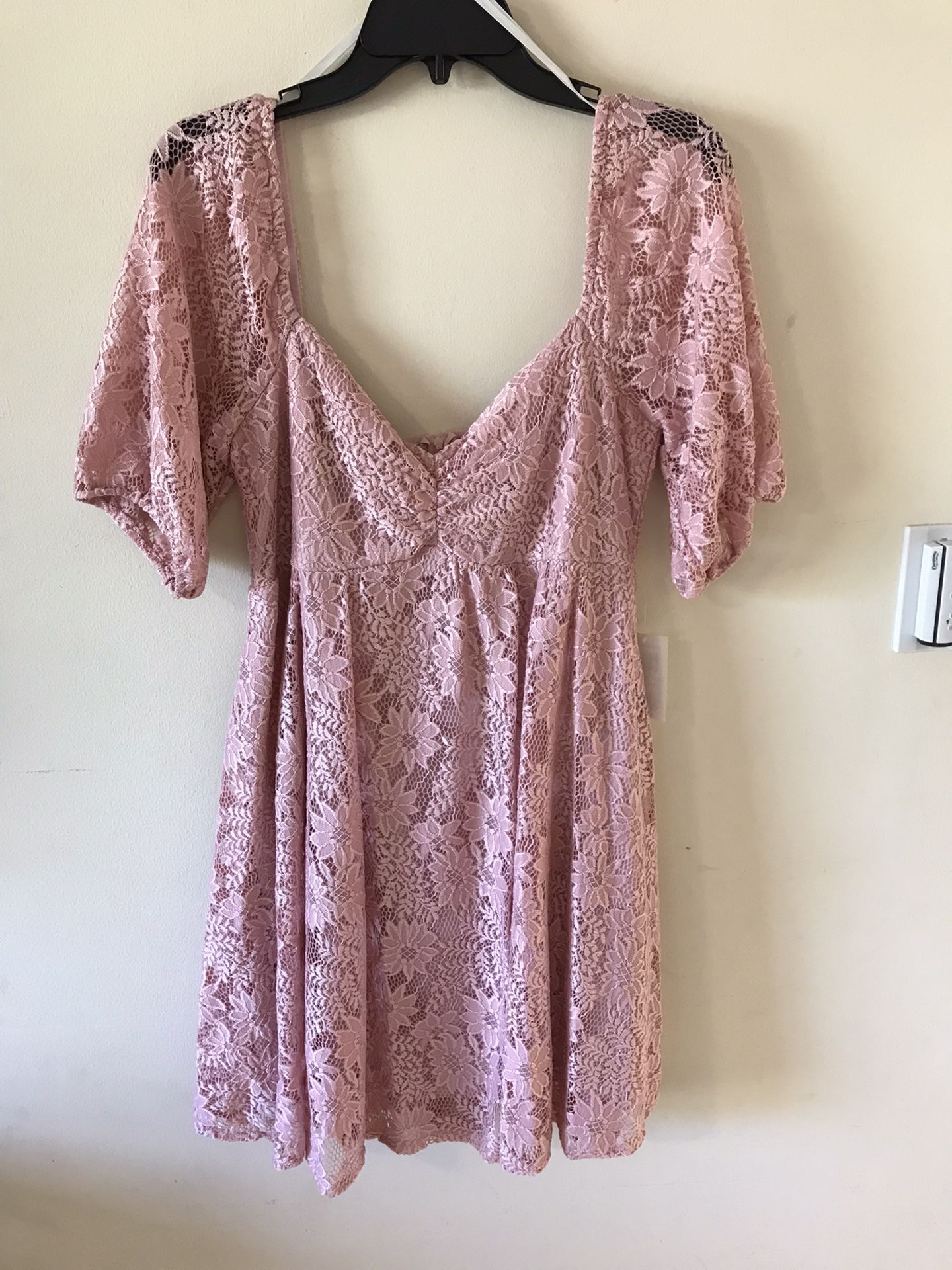 Junior Girls Lace Dress/size 13/14/blush/brand New