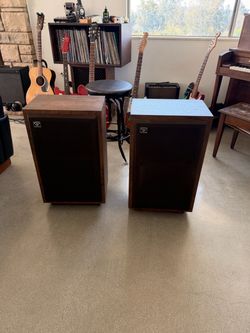 Vintage Cerwin-Vega D-5 Floor Standing Speakers Pair