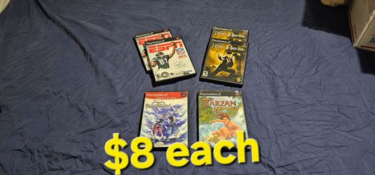 Sony PlayStation 2 ps2 games $8 each READ DESCRIPTION