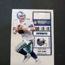 Mint 9 Tony Romo Football Card