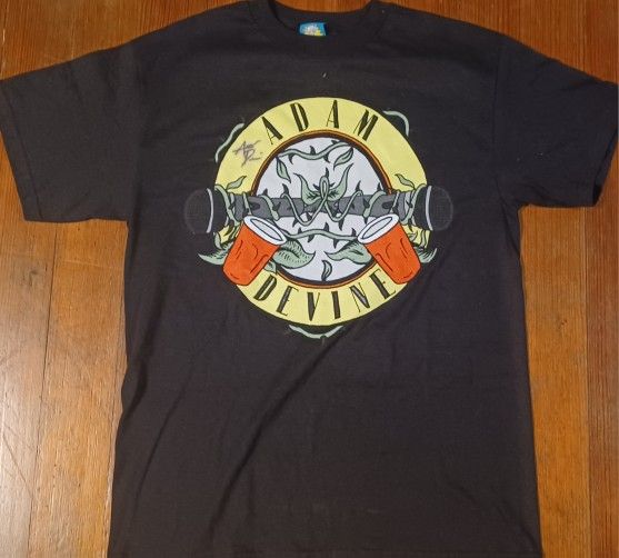 Adam Devine Comedian Actor Tour Size Medium Shirt Signed Autographed 2017 Weird Life