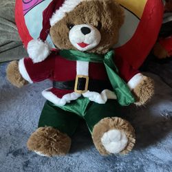 Teddy Bear With Babee Happy Holidays