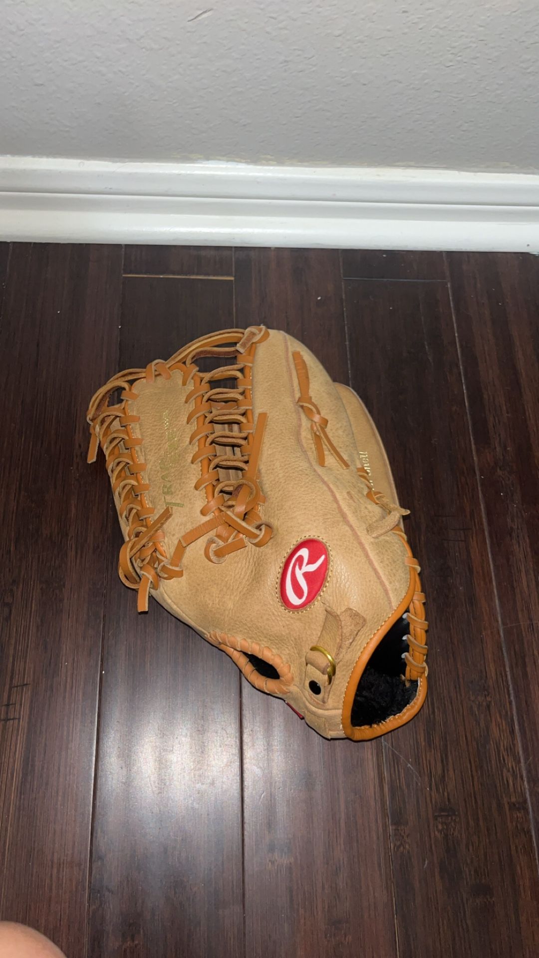 Baseball glove 12 3/4 tan