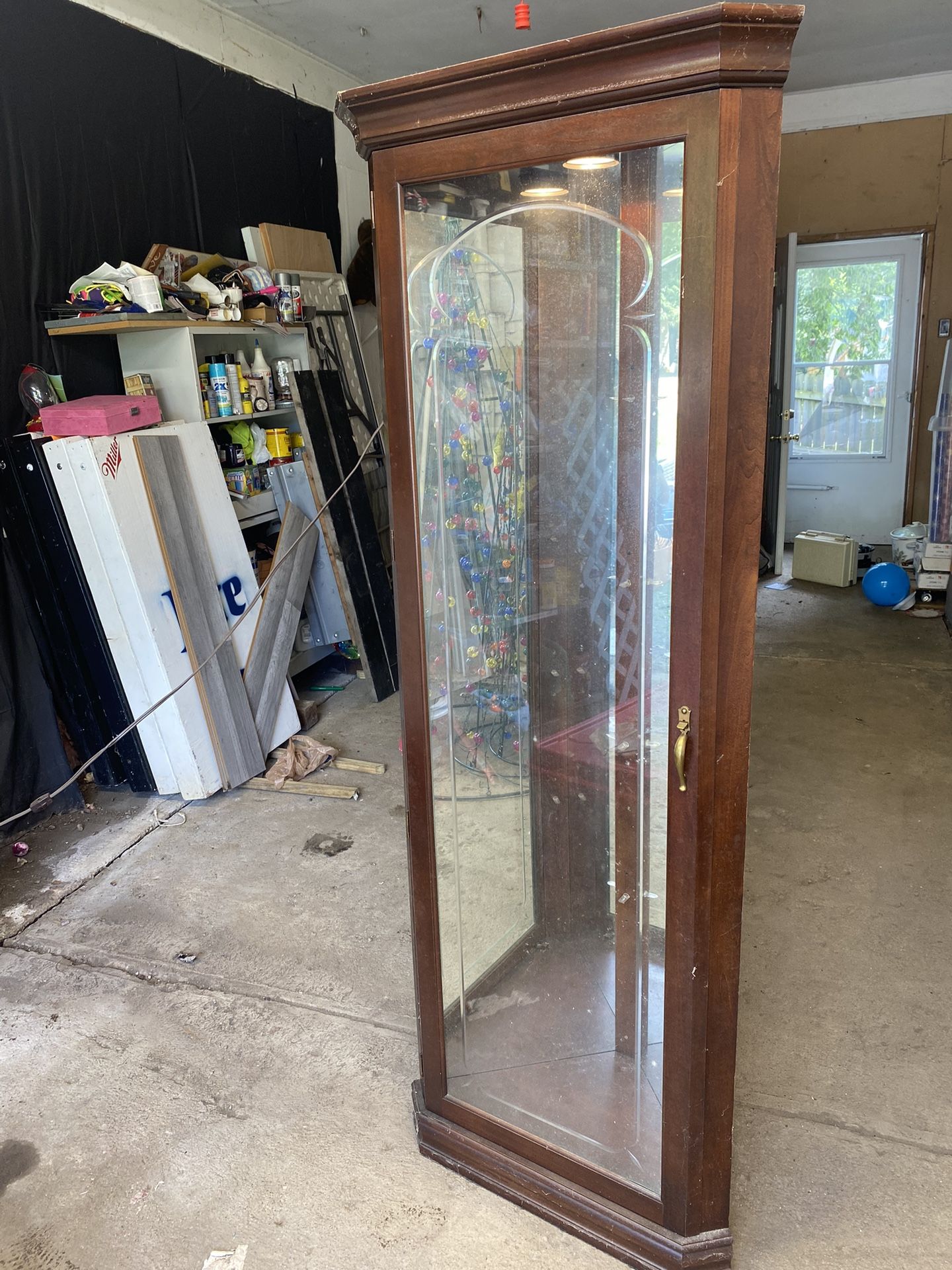 Phillip Reinisch 439 lighthouse Cherry Corner Curio Cabinet