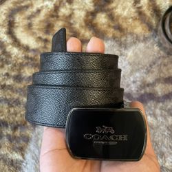 Men’s Black Coach Belt