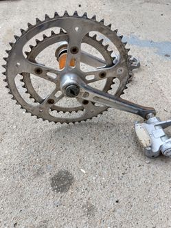 Vintage Sugino Maxy Bike Crank Set