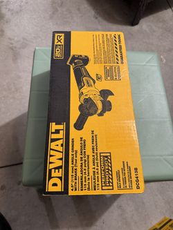 DEWALT 20V MAX XR Cordless Brushless 4.5 in. Paddle Switch Small Angle Grinder with Kickback Brake (Tool Only)