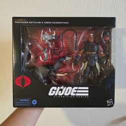 G.I. Joe Classified Series Professor Rottclaw & Cobra Deinonychus Action Figure