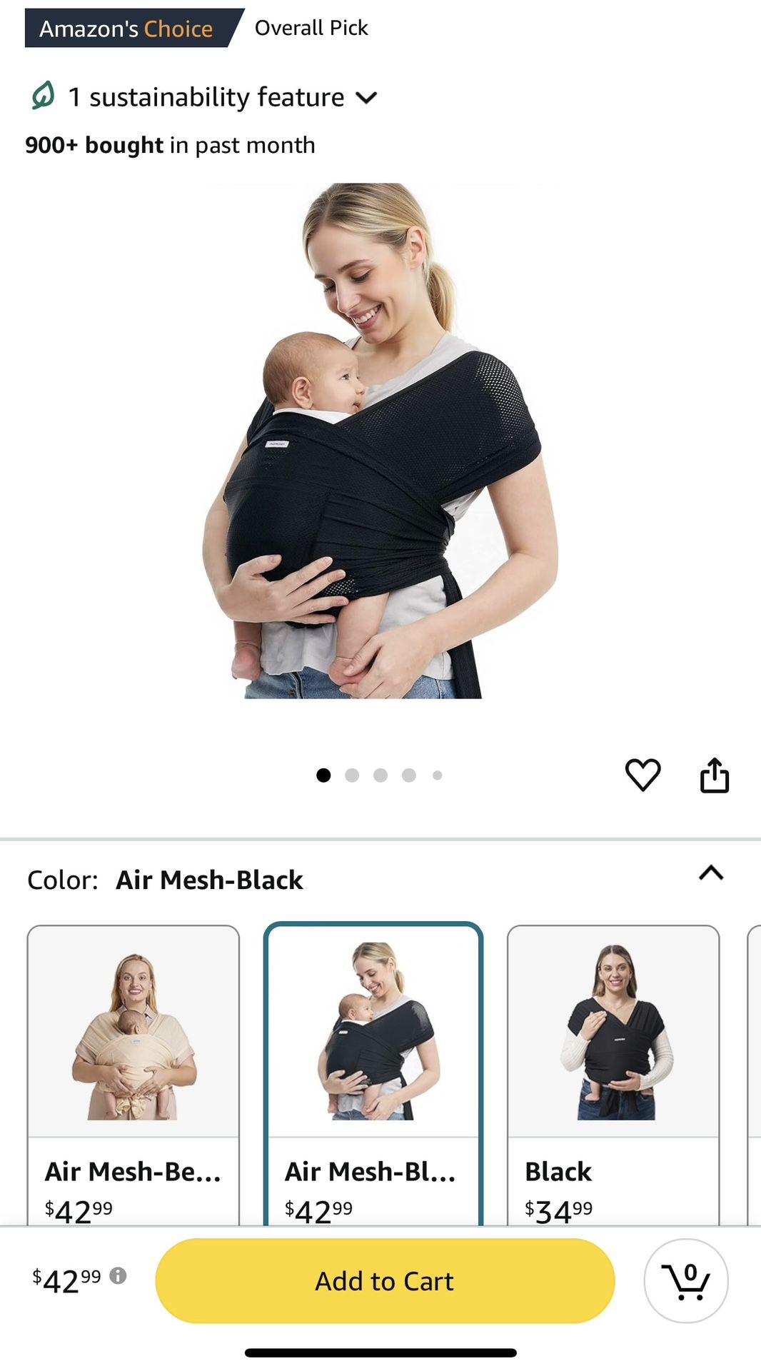 Mom Cozy Baby Carrier