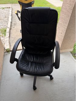 Beautiful leather office chair
