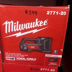 Milwaukee M18 Transfer Pump Tool Only