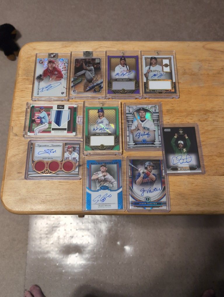 $20 Autographed Card. Take Your Pick.