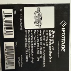 IFOOTAGE Quick Release Plate Seastar Q1S