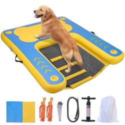Inflatable Dog Water Ramp, Floating Dock  K(40)