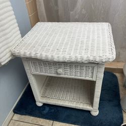 Wicker Table In Good Condition