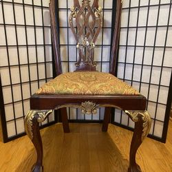 Ornate Vintage Accent Chair 