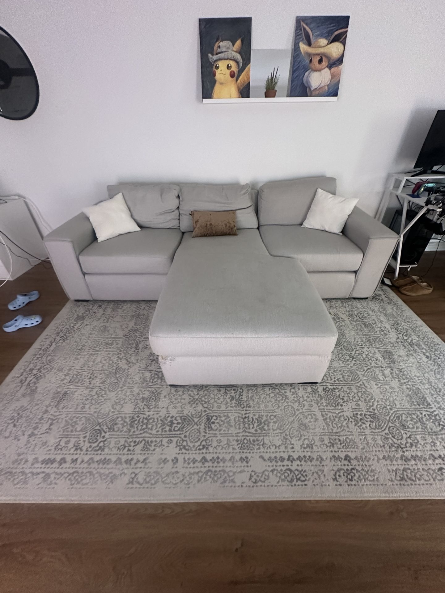 Linen Couch