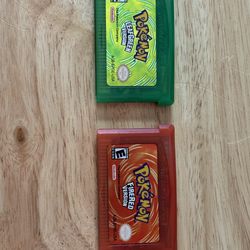 Pokemon leaf green and fire red (repro)