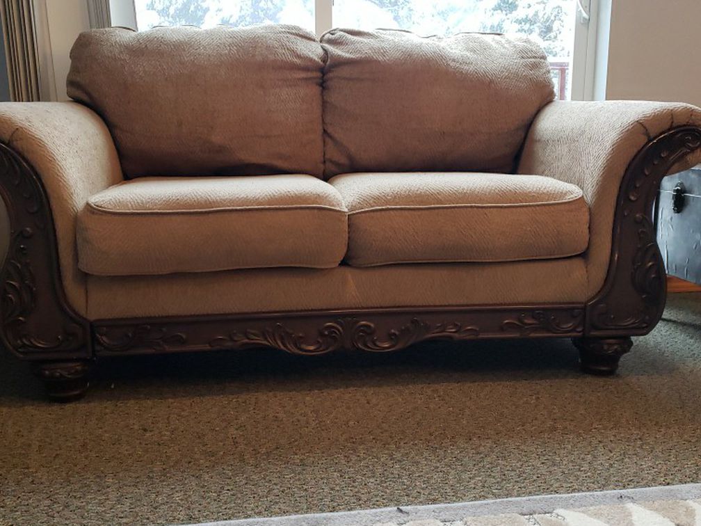 Love Seat Couch And Two Matching Chairs