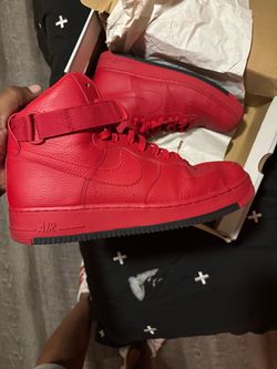 Men’s Size 13 Red Air Force 1 High ‘07’s