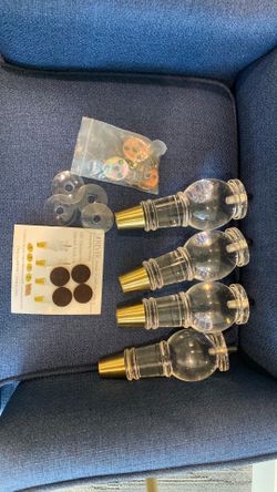 JEREVER Acrylic Furniture Legs