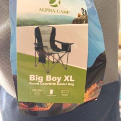 Big Boy XL Quart Chair With Cooler Bag