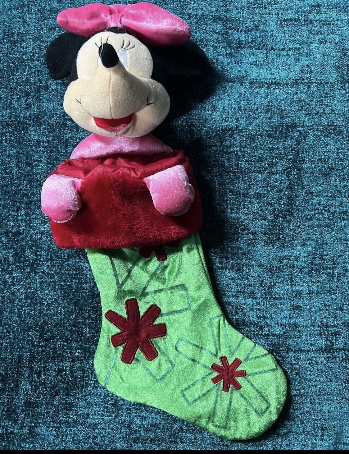 Disney Minnie Mouse Stocking 21" Stuffed Animal Toy