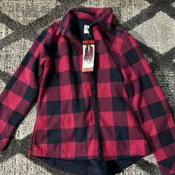 New Women’s Red Flannel Shirt/jacket Medium 