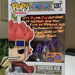 Signed Eustass Kid Funko Pop
