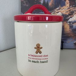 Ceramic Cookie Jar With Lid