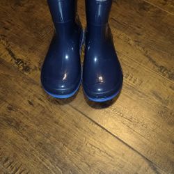 Blue Toddler Rain Boots 7-8 T 