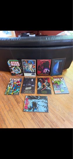 Star wars and marvel wall art