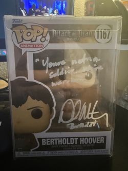 Berthold Hoover Signed Pop Funko