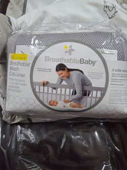 Breathable Mesh Crib Liner