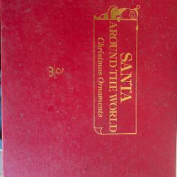 SANTA AROUND THE WORLS CHRISTMAS ORNAMENTS