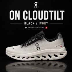 On Cloudtilt Black/Ivory