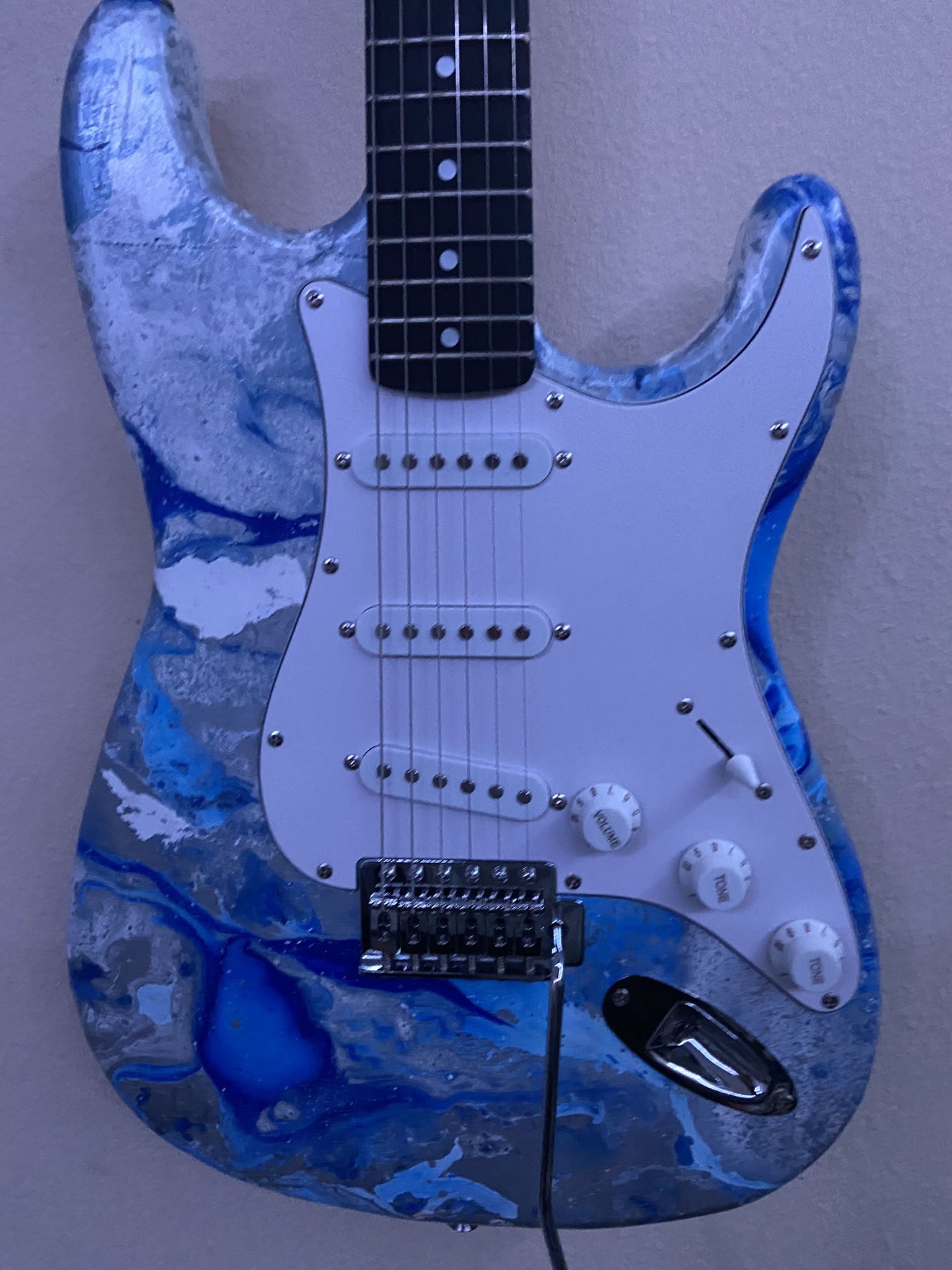 Custom built guitar