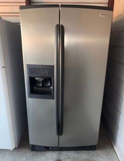 Kenmore Stainless Steel Refrigerator And Freezer